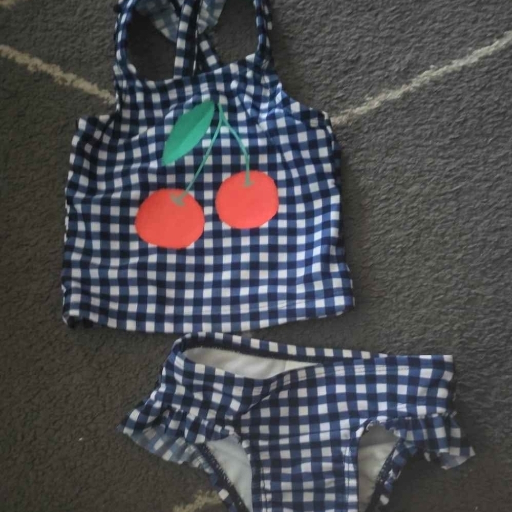 Cat & Jack Blue and White Swimsuit